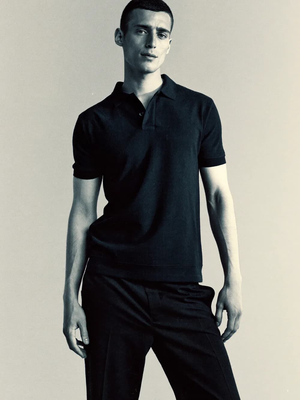 Navy polo koʼylak «Deck»